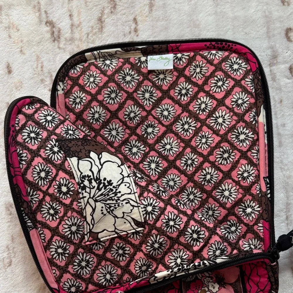 Vera Bradley Floral Tablet Sleeve - Pink and Brown